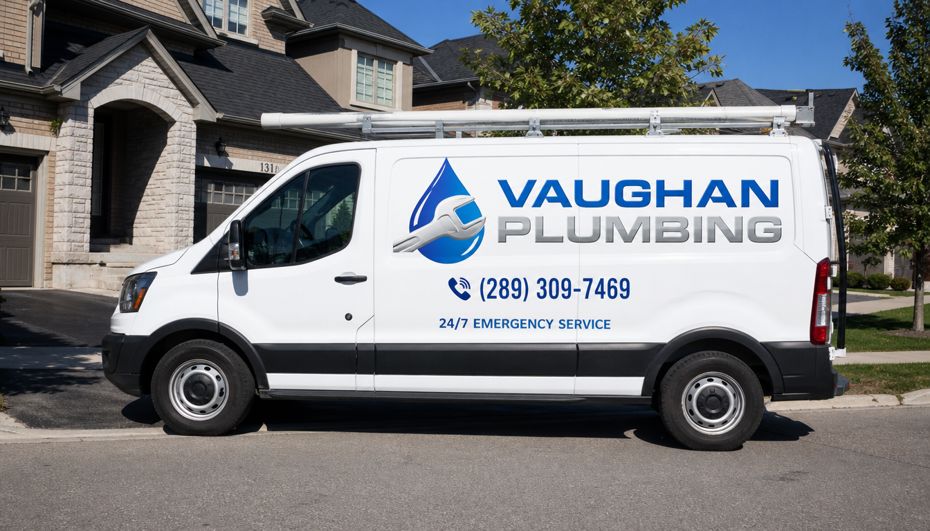Vaughan Plumbing service truck in Vaughan, Ontario